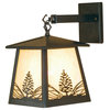 Meyda Lighting 67278 9.5"W Stillwater Mountain Pine Hanging Wall Sconce