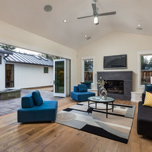 outdoor fireplace