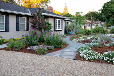 Photo of a contemporary home design in San Francisco.