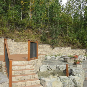Fire pit terrace Eagle River Master Plan