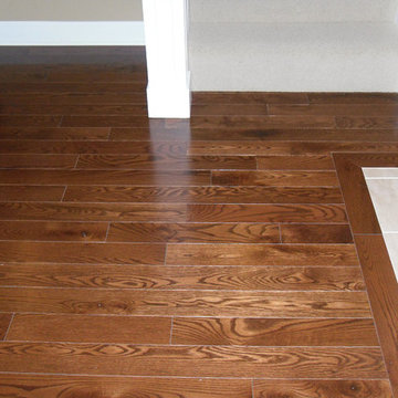 Domestic Flooring - Red Oak Stained Brown