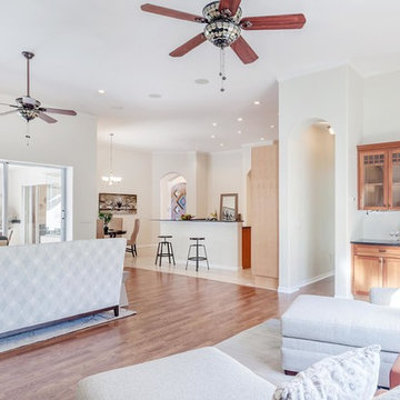 Executive Style Home in Westchase Staged With Warm Colors