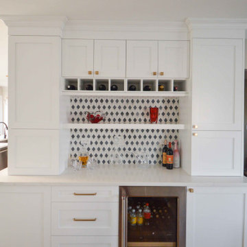 Arlington Heights Blue and White Kitchen