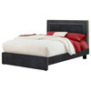 Upholstered Amber Bed, Pewter Queen