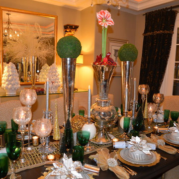 MY 2014 CHRISTMAS TREE, REINDEER & TABLE SETTINGS