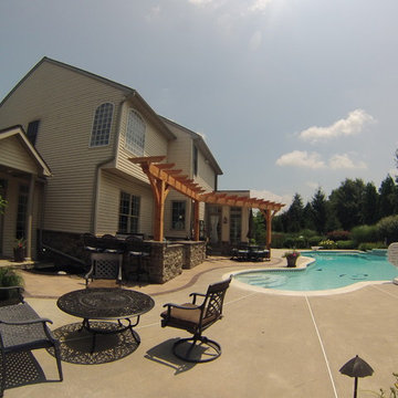 Poolside Kitchen & Entertaining Area