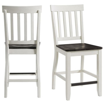 Jamison Two Tone Counter Height Side Chair Set