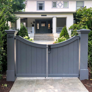 Lush Garden Front Gate
