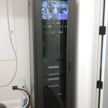 Whole home control rack with security