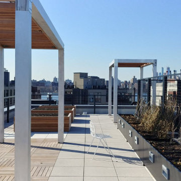 Contemporary Condo Roofdeck Common Area Brooklyn, NY