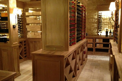 Example of a wine cellar design in Atlanta