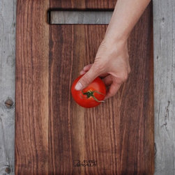 MEDIUM RECTANGULAR BOARD: WALNUT - Kitchen Products
