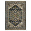 Oriental Weavers Sphinx Aberdeen 1144Q Traditional Rug, Blue and Blue, 2'0"x3'0"