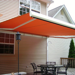 Solid Orange Awning - Awnings