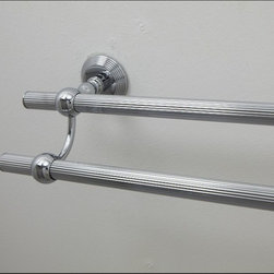 Cristal et Bronze 2030 Cannele Wall Mounted Double Towel Bar - Products