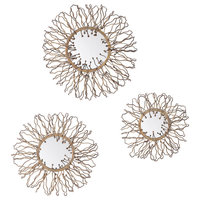Uttermost Elin Mirrored Wall Decor, 3-Piece Set
