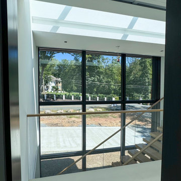 Project #126 | Contemporary Staircases with Integrated LEDs & Glass Railing