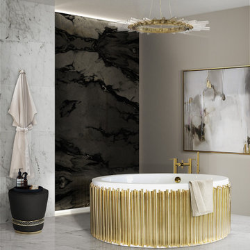 Luxury Bathroom fixtures.