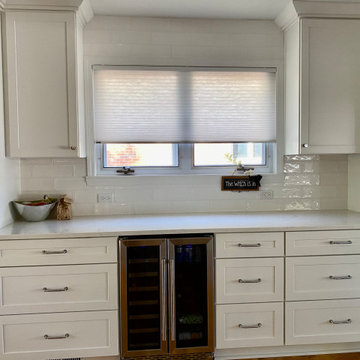 Family friendly kitchen and living space