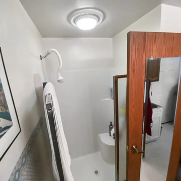 Tiny Bathroom Renovation in Carnation, WA | Bezruchuk Inc