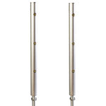 LED Updates - Set Of 2 LED jewelry Showcase Pole Light 4000K 8" FY-34M + UL Power Supply - The FY-34M LED showcase pole light is our 8 inches size with 4000K Color temp Showcase LED Pole light. It's great for jewelry cabinet, retail showcase, food display and many other product display. Great for places that you need bright elegant light to highlight your product.