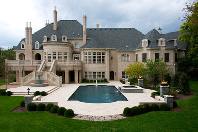 Traditional exterior home idea in Charlotte