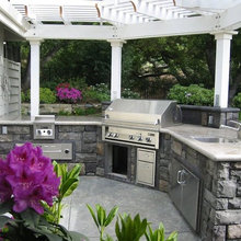 Outdoor BBQ Island Tops