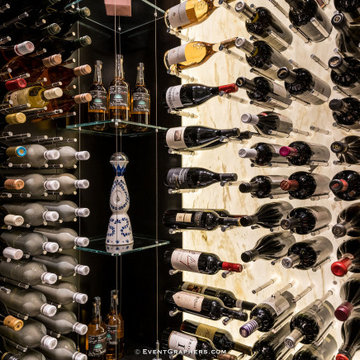 Glass Enclosed Elegant Wine Cellar By Papro Consulting