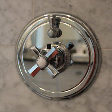 Cristin Bisbee Priest : Simplified Bee: Design Reveal - Marble Bathroom