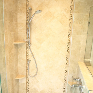Shower Mosaic Tile Feature