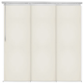 Scarlet 3-Panel Track Extendable Vertical Blinds 36-66"W