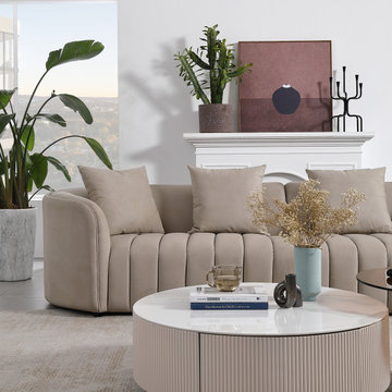 Channel Tufted Loveseat
