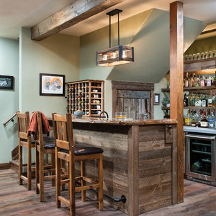 75 Beautiful Rustic Home Bar Pictures & Ideas | Houzz