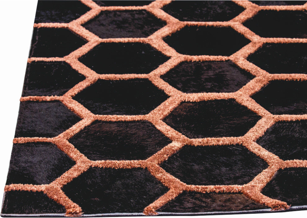 Vega Rug, Copper, 2'x3', 2'x3' - Contemporary - Area Rugs - by ...