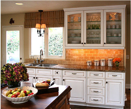 Faux Brick  Backsplash  Ideas  Pictures Remodel and Decor