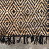 Braided Rectangle Area Rug 2'x3' Jewel Collection, Onyx