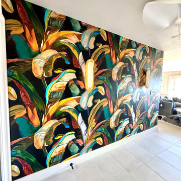 cwstockwell -voutsa Wallpaper Installation-Accent wall in the entryway-