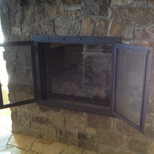 Hand-made Cuchara Fireplace Doors