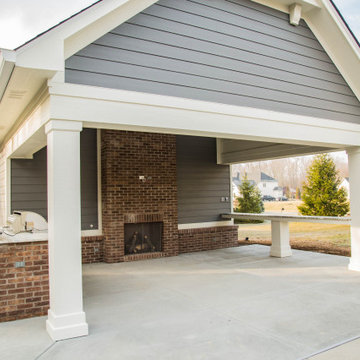 Poolside Pavilion & Carriage House with Golf Simulator