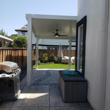 Solid Patio Cover Back View