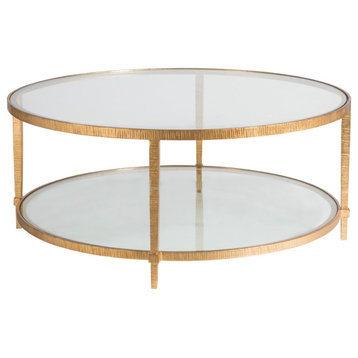 Claret Round Cocktail Table