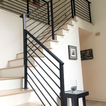 Stephanie - horizontal steel railing