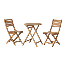 Cabot Folding Table and Chair Set Round Table and 2 Chairs