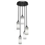 Toltec Lighting - Toltec Lighting 2145-MB-4091 Empire - Five Light Mini Pendant - No. of Rods: 4Assembly Required: TRUE Canopy Included: TRUE