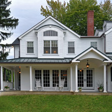 front porch/metal roof