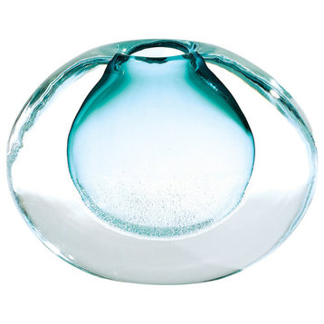 Micro Bubble Vase, Azure, Small