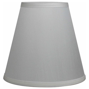 Silk Empire Lamp Shade 5x9x8.5", Off White