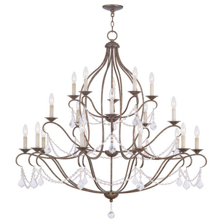 LIVEX Lighting 6439-71 Chesterfield 20-Light Chandelier