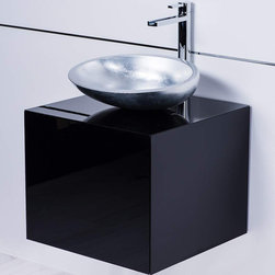 20 inch vanity sink combo | Black and silver - Bathroom Fixtures
