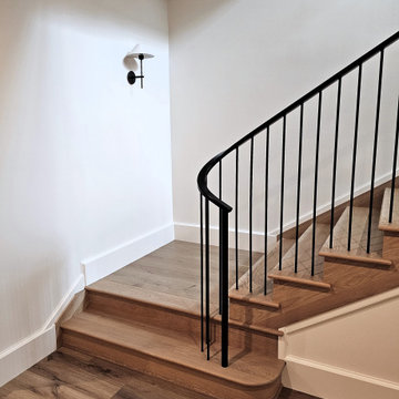 Project #119 | White Oak Staircase with Stacked Bullnose Detail